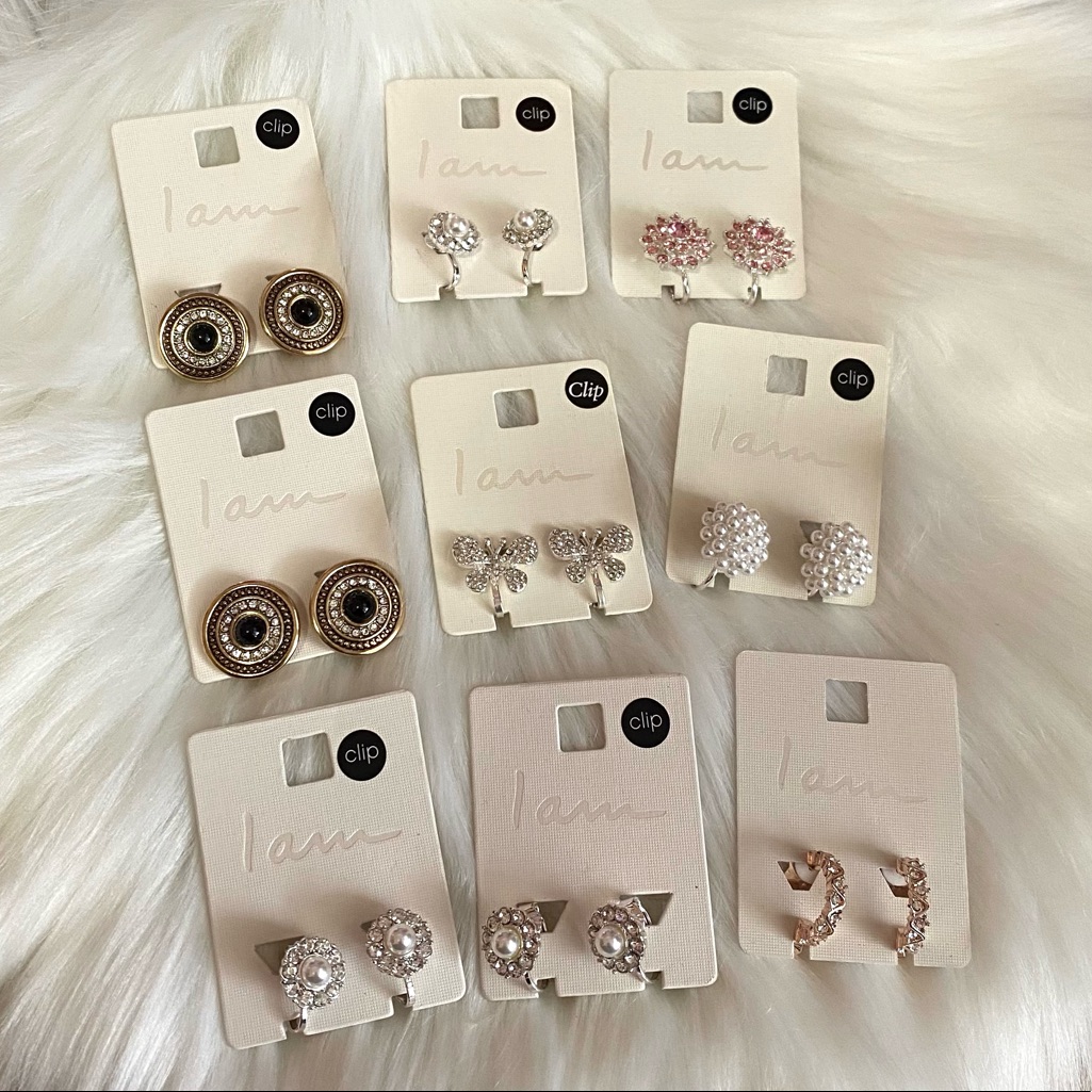 I Am Lot Jewelry Clip Earrings 39$